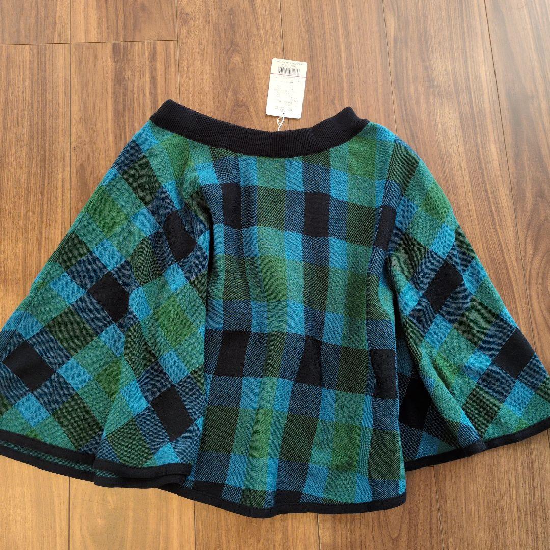 familiar ファミリア フレアスカート 160cm チェック柄 新品未使用