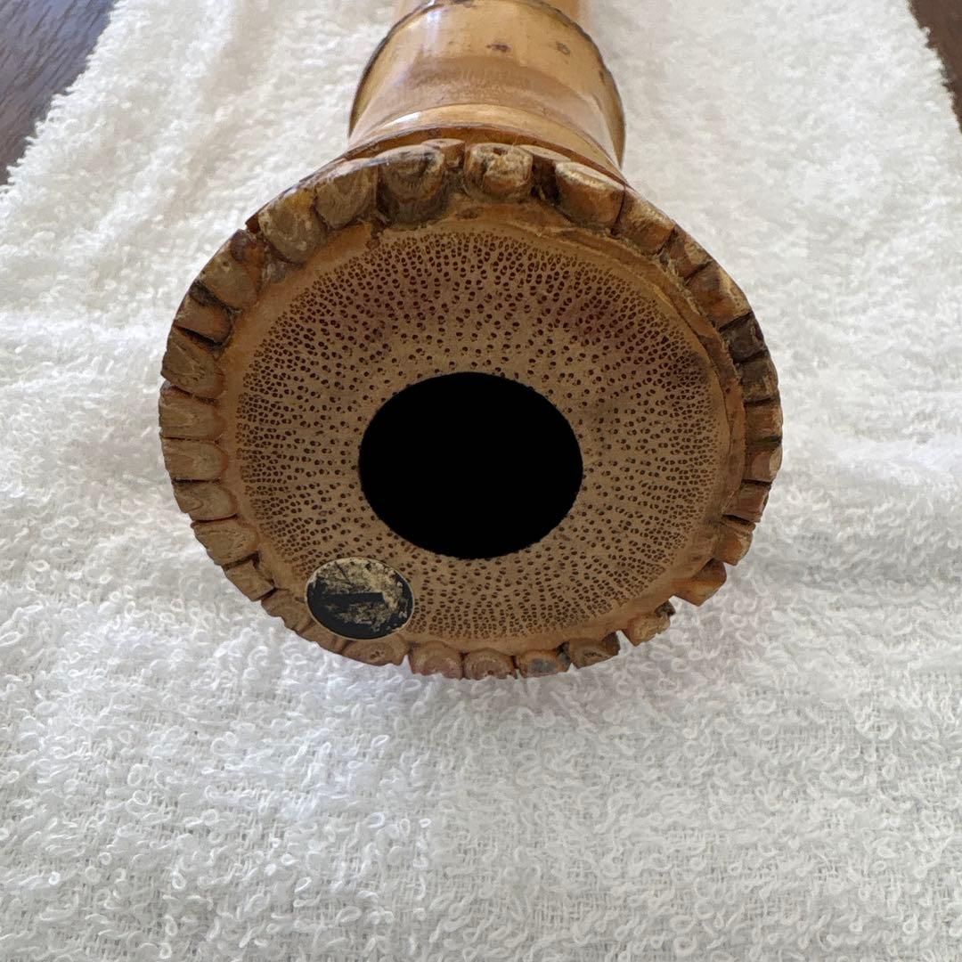 尺八 竹治 銀三線 竹製 琴古流 約42㎝