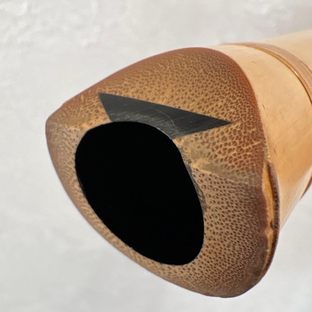 尺八 竹治 銀三線 竹製 琴古流 約42㎝