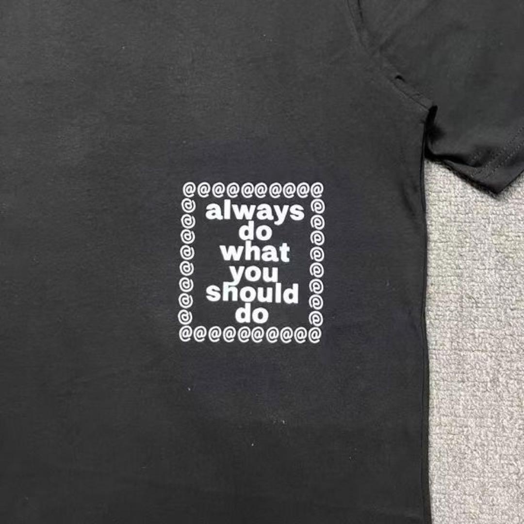 ALWAYS DO WHAT YOU SHOULD DO: Tyfylt Short Sleeve Shirt (Black