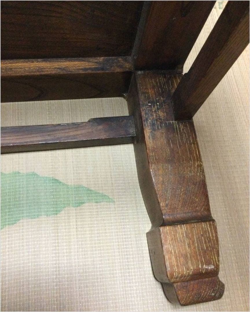 旧家 昭和レトロ 欅けやき 玉杢一枚天板・大座卓の逸品