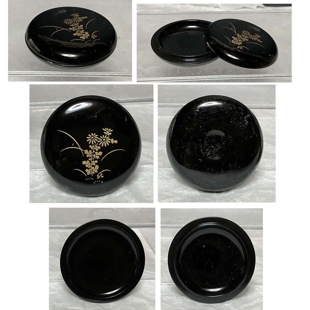 茶箱 木製 利休茶箱 野点 抹茶碗 振出 棗 香合 茶道具 【k3290】