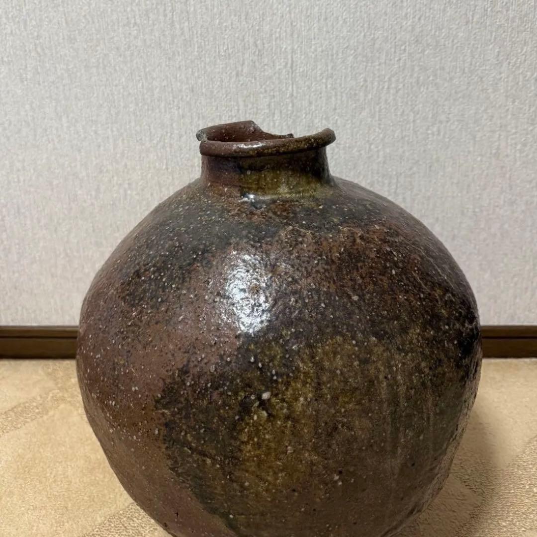 古信楽 壺 大壺 桃山時代 自然釉 古美術 古備前 古丹波 古