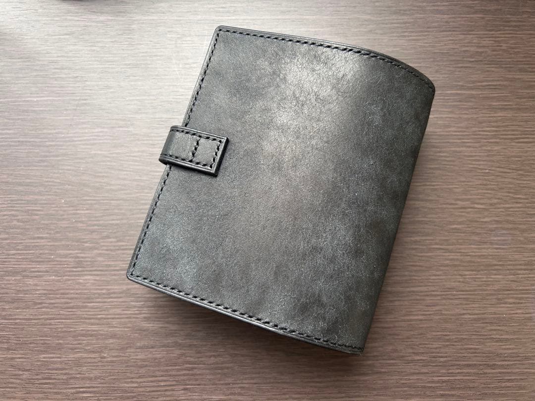 ミニ6システム手帳　イタリアンレザー　ハンドメイド