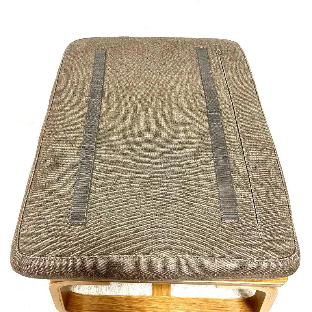 ② 無印良品 リビングでもダイニングでもつかえるベンチ・２・オーク材　オットマン