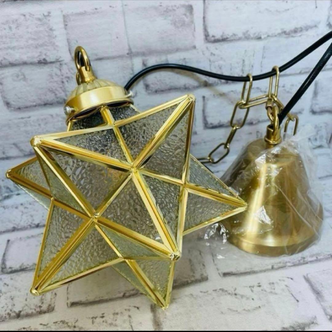 【新品未使用】ペンダントライト　ナイトライト　ルームライト　天井照明　星型