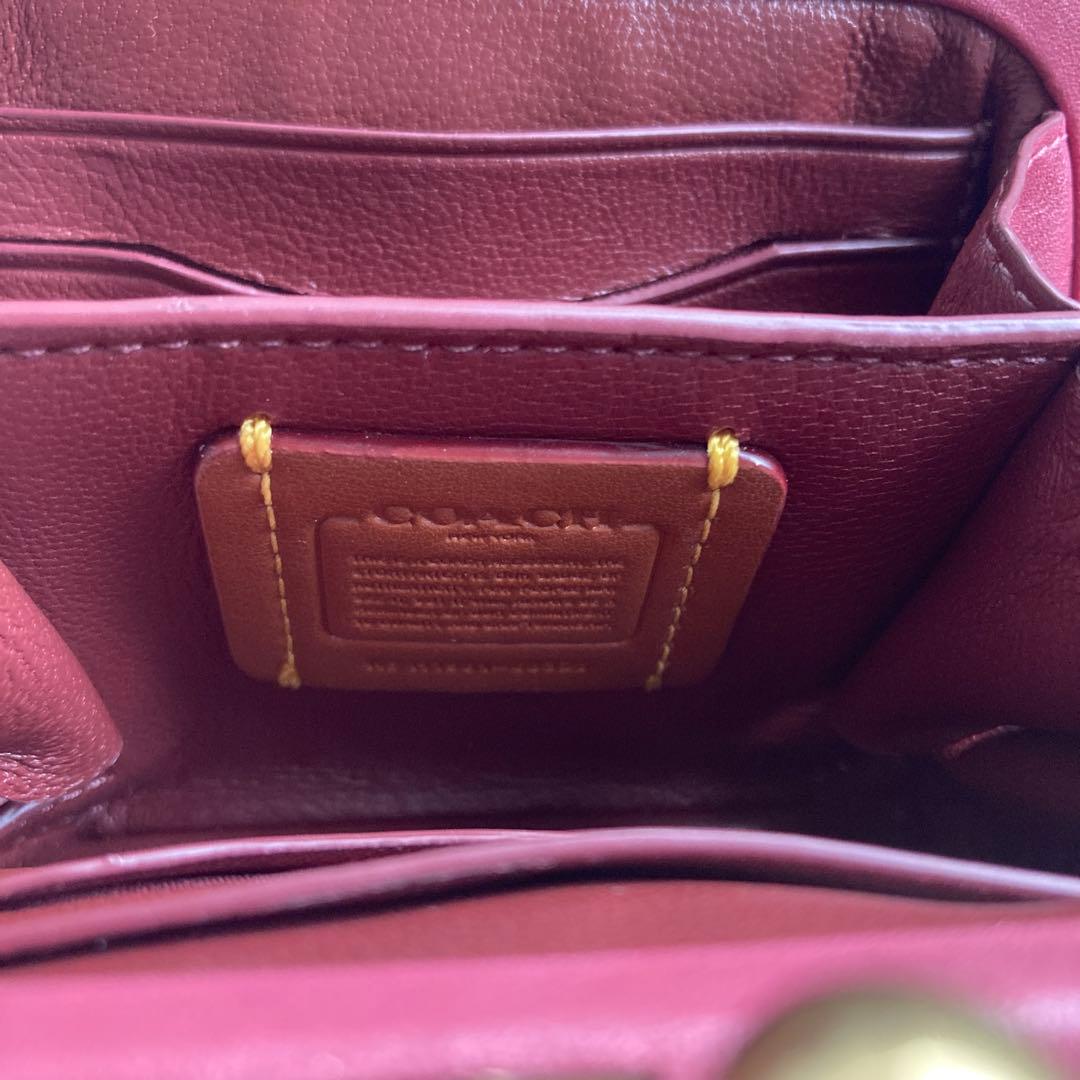 【美品】COACH コーチ　1941 がま口　キスロック　財布　カードケース