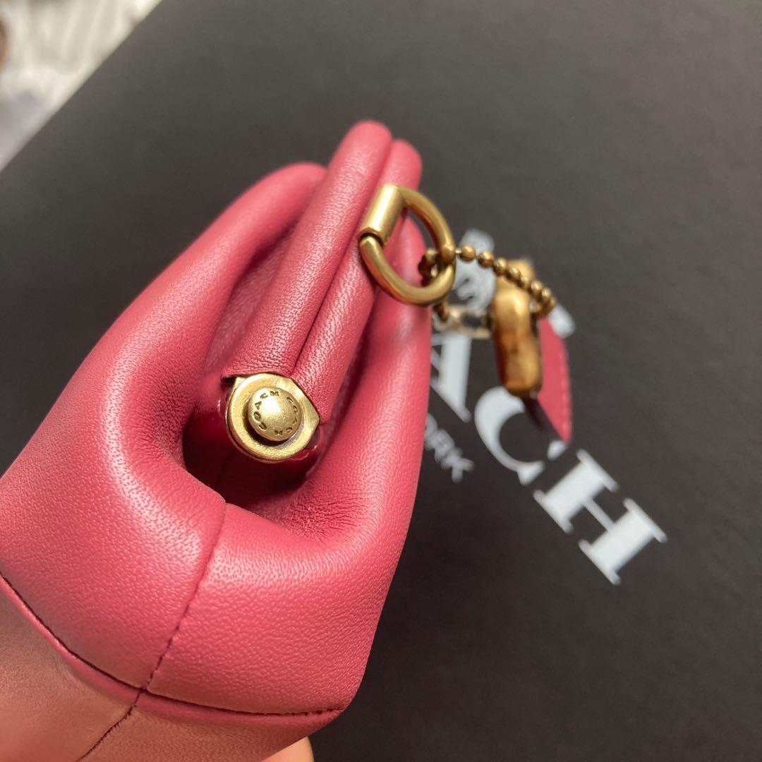 【美品】COACH コーチ　1941 がま口　キスロック　財布　カードケース