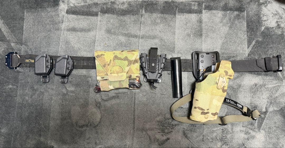 T*n様 LEファストライン　全て実物セットRoninベルトセット 装備レビュー】レプリカ「Ronin Tactical Molle Belt Set」コスパの