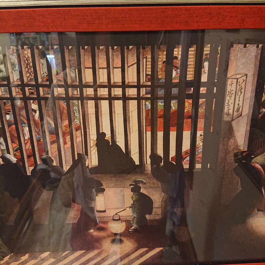 葛飾応為 額絵　浮世絵