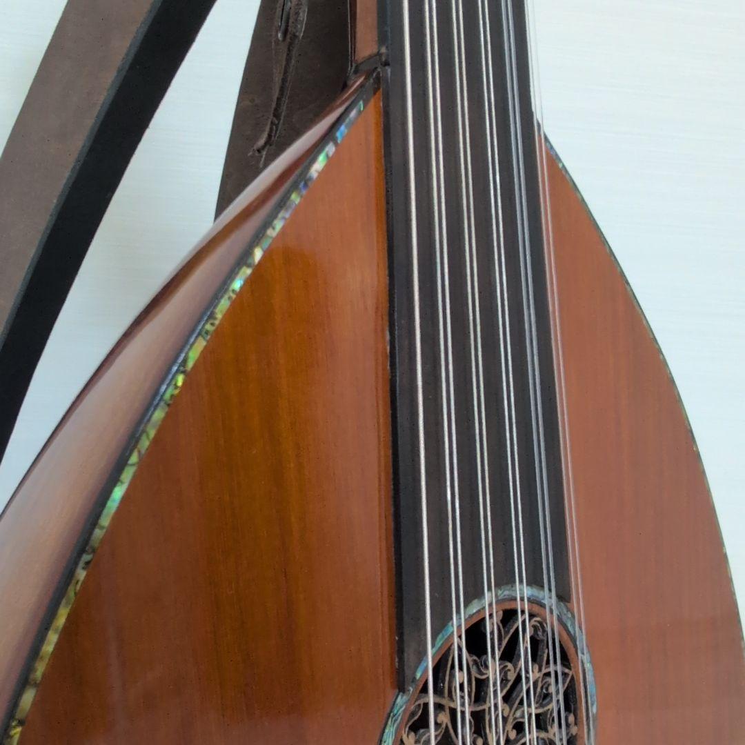 木製トルコウード MirasLuteのブランド ハードケース付き