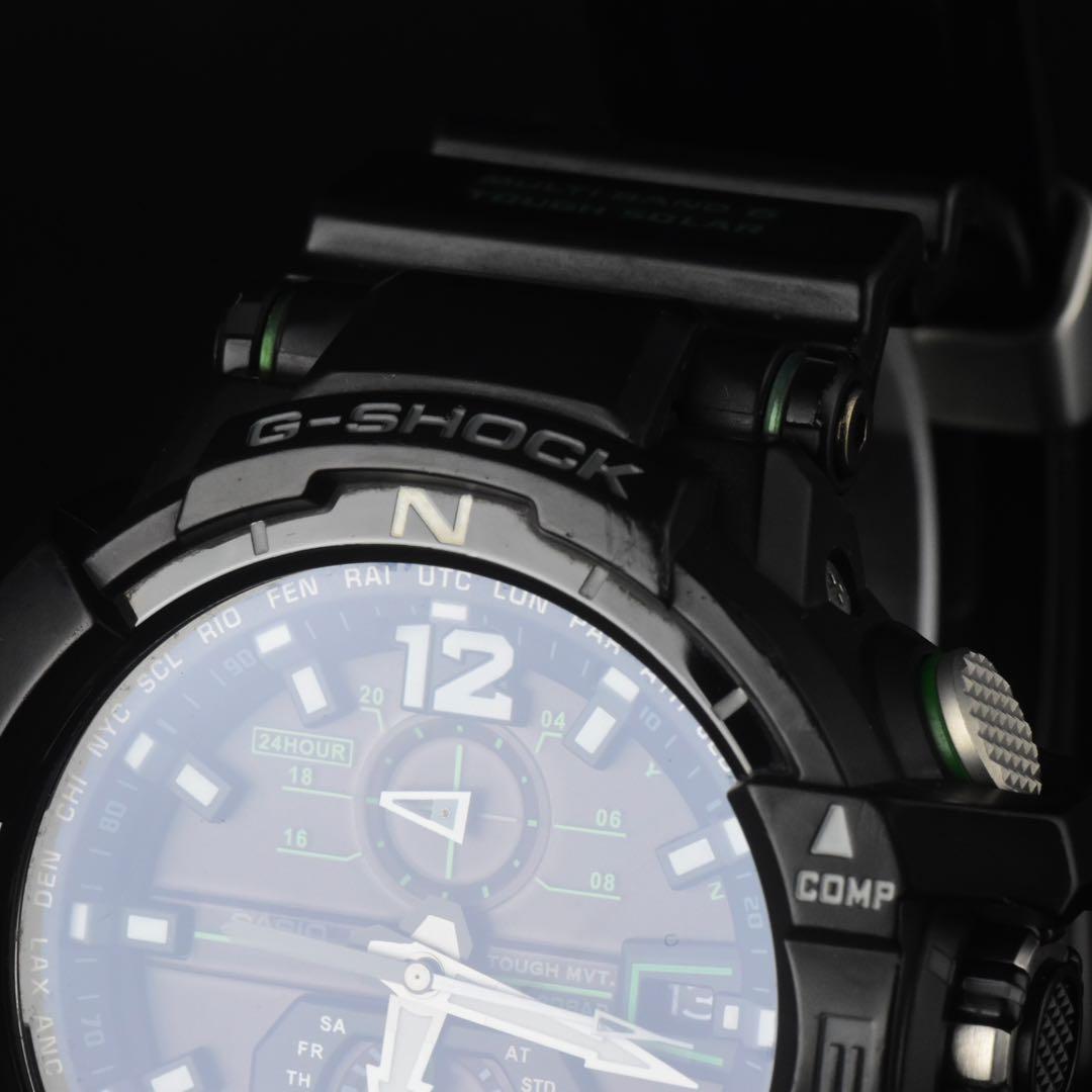 美品 G-SHOCK GW-A1100 1A3JF 電波ソーラ スカイコクピット