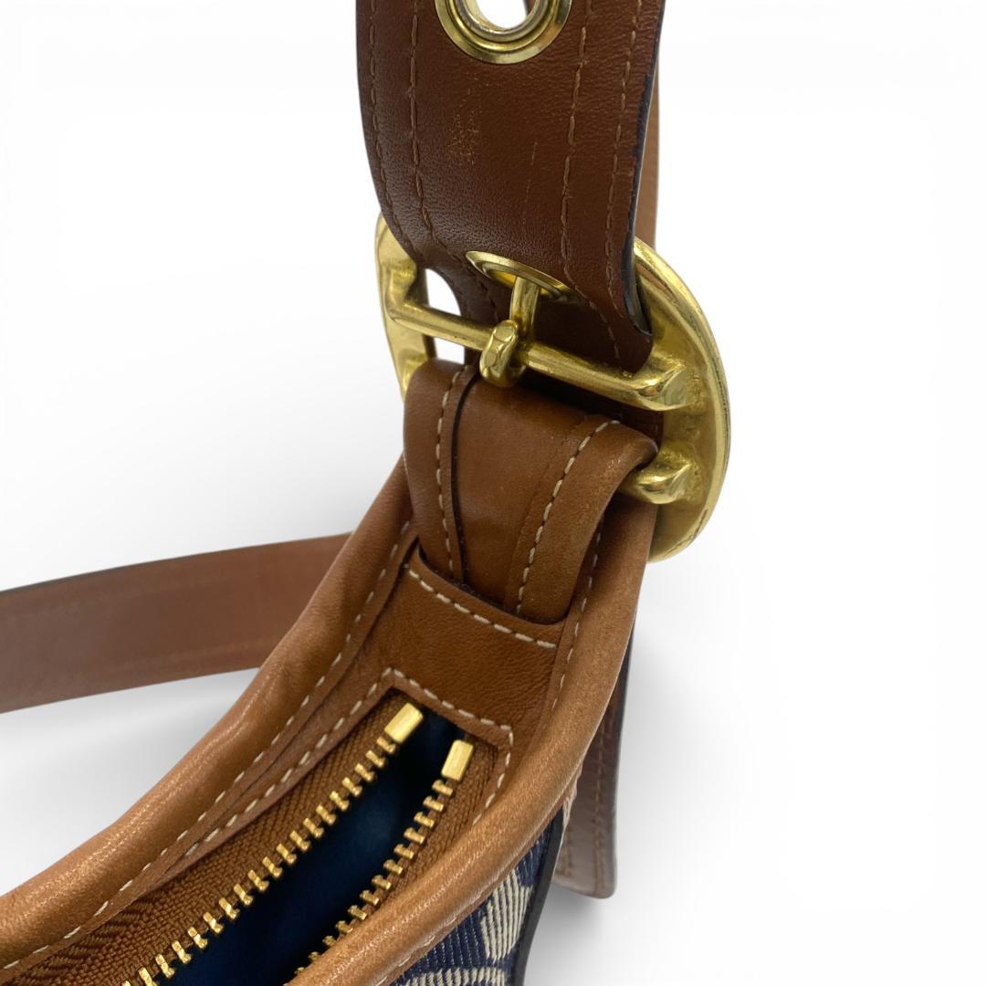 【COACH】デニム×パッチワーク バケツ型ショルダーバッグ