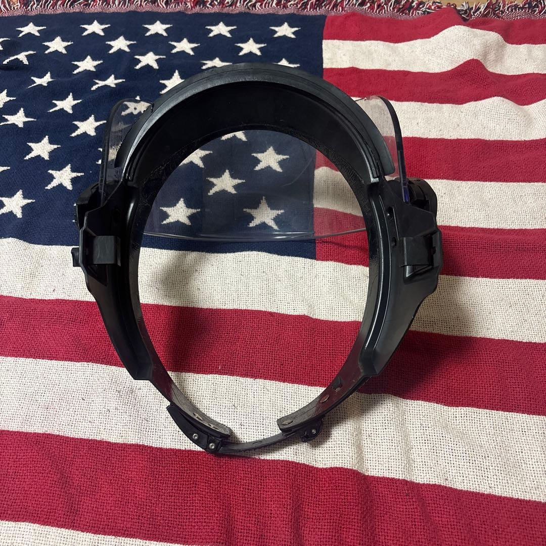 実物PAULSONフェイスシールド米警察装備CAGE CODE12858 B54 - メルカリ