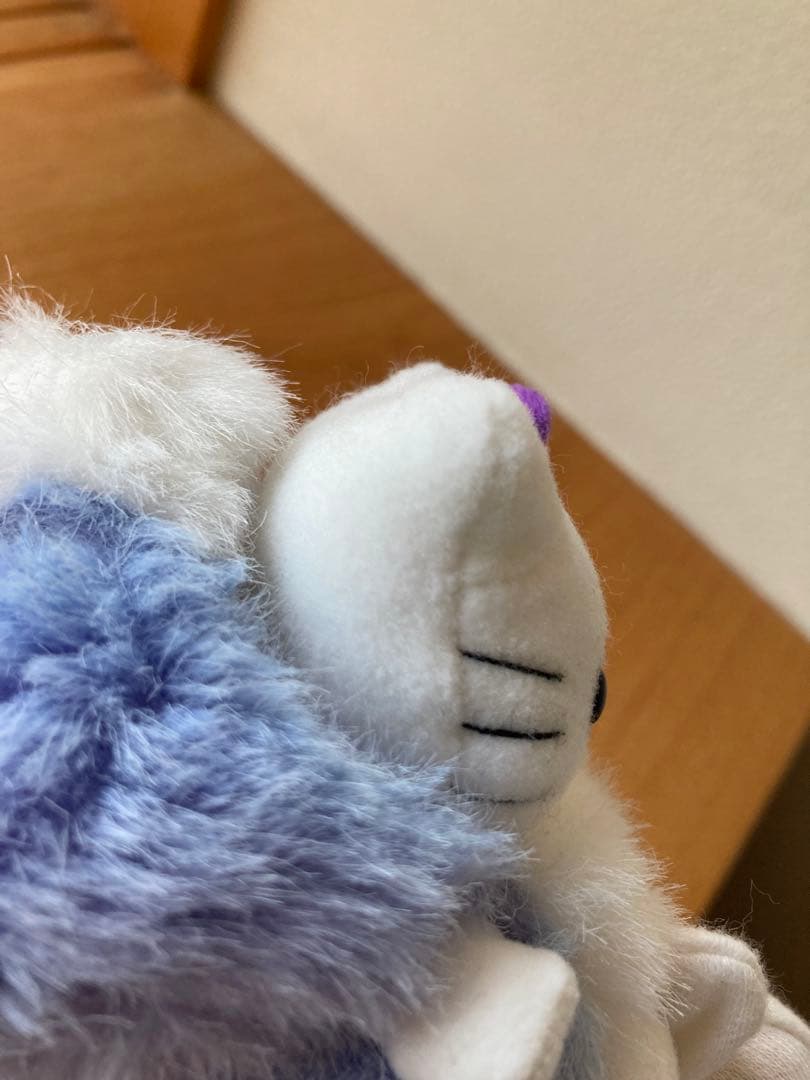 ハローキティ キタキツネ着ぐるみ ぬいぐるみ ラベンダー 北海道限定レア