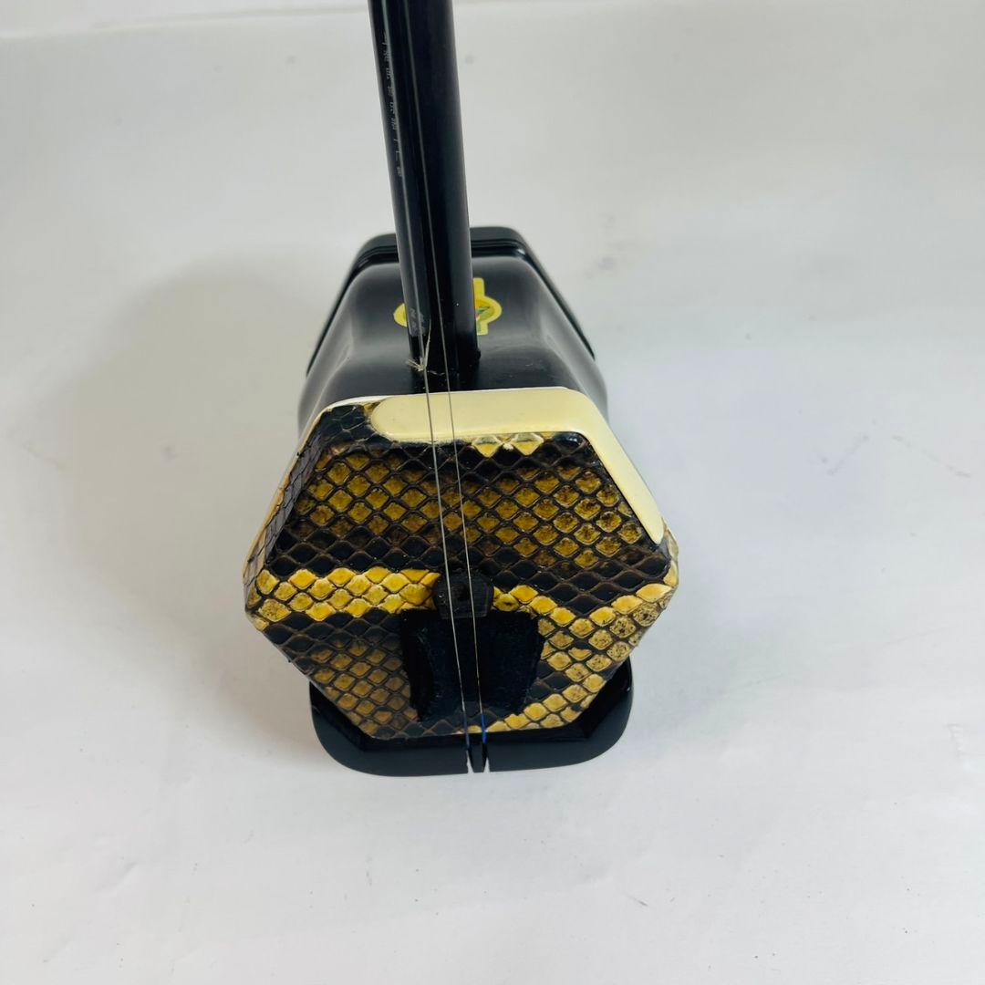 【保証書付き】 二胡 ケース付 本蛇皮製 YMHER30