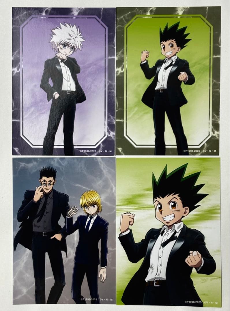 HUNTER×HUNTER ブロマイド ゴン キルア クラピカ＆レオリオ - メルカリ