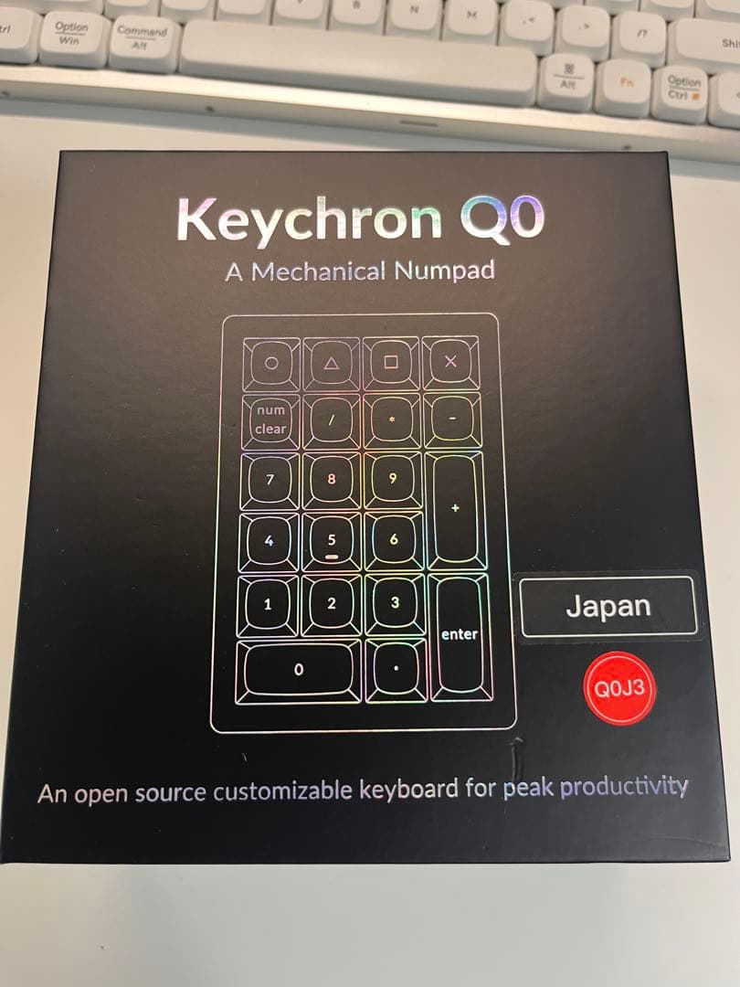 keychron Q0 メカニカルテンキー 茶軸