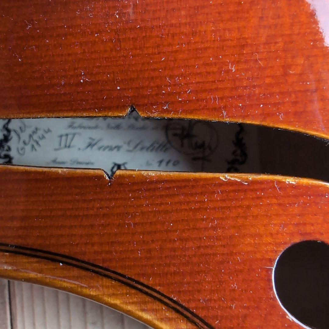 Henri Delille Ⅲ No.110アンリ デリル バイオリン 弓セット