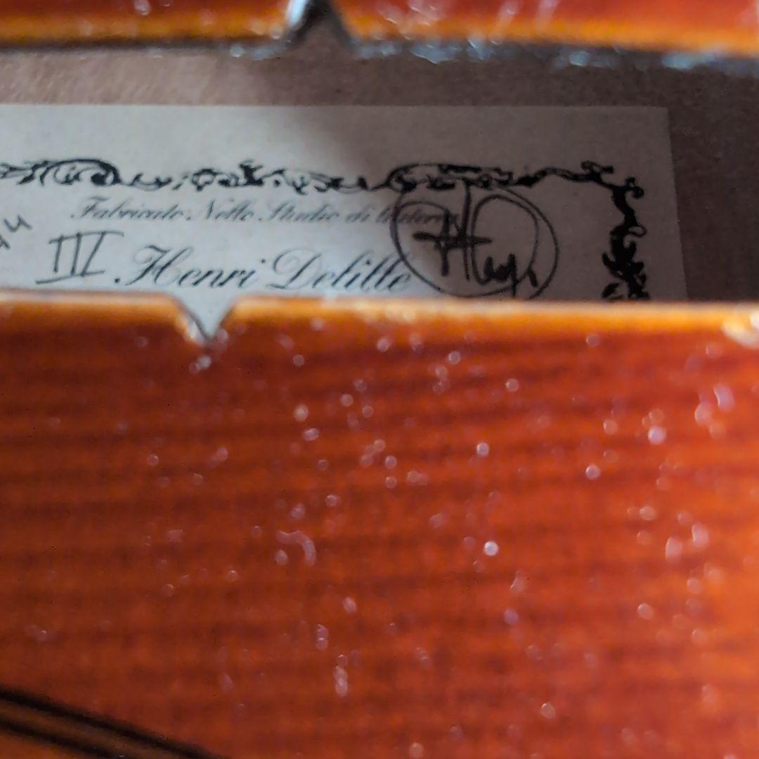 Henri Delille Ⅲ No.110アンリ デリル バイオリン 弓セット