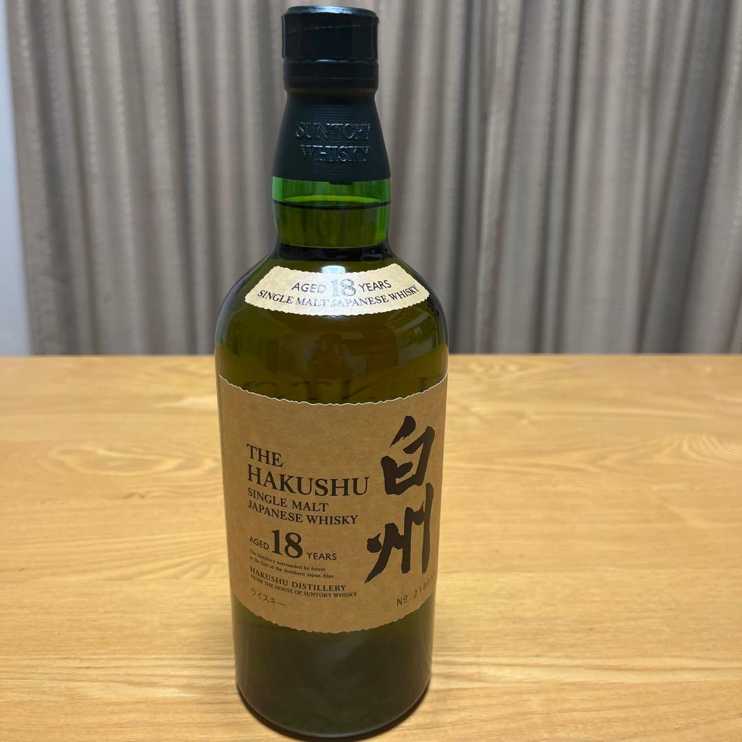 未開栓】サントリー白州18年 ウイスキー 700ml 箱付きの通販はau PAY
