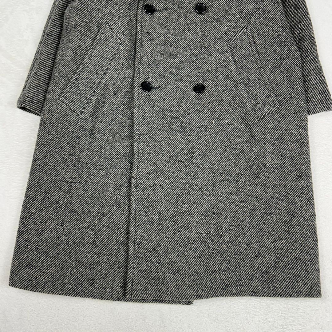 マーガレットハウエル 近年モデルヘリンボーンダブルチェスターコート