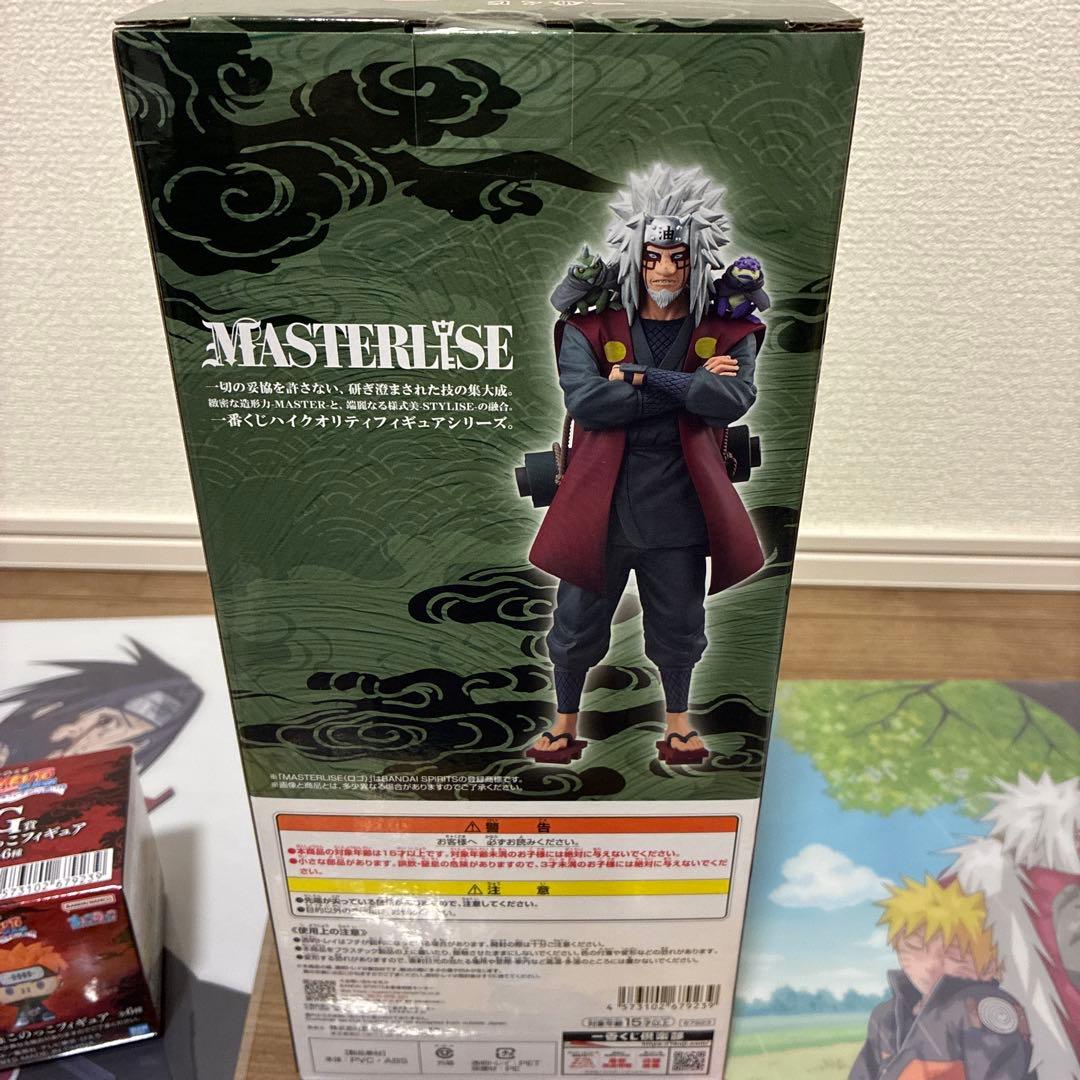 一番くじ【NARUTO】E賞自来也(仙人モード)+G賞ちょこのっこ+下位賞