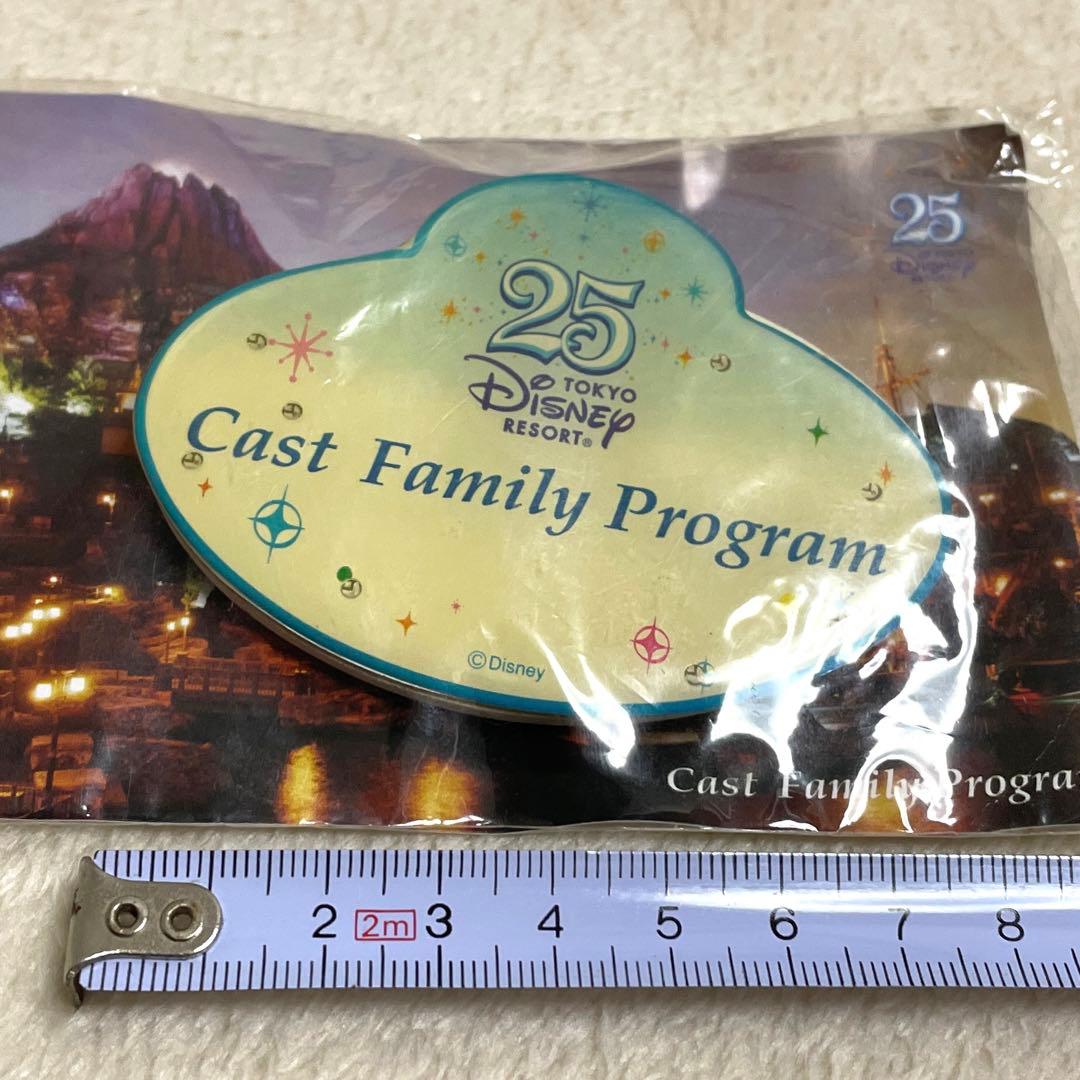 Disney ディズニー 25周年 ネームタグ キャストファミリープログラム