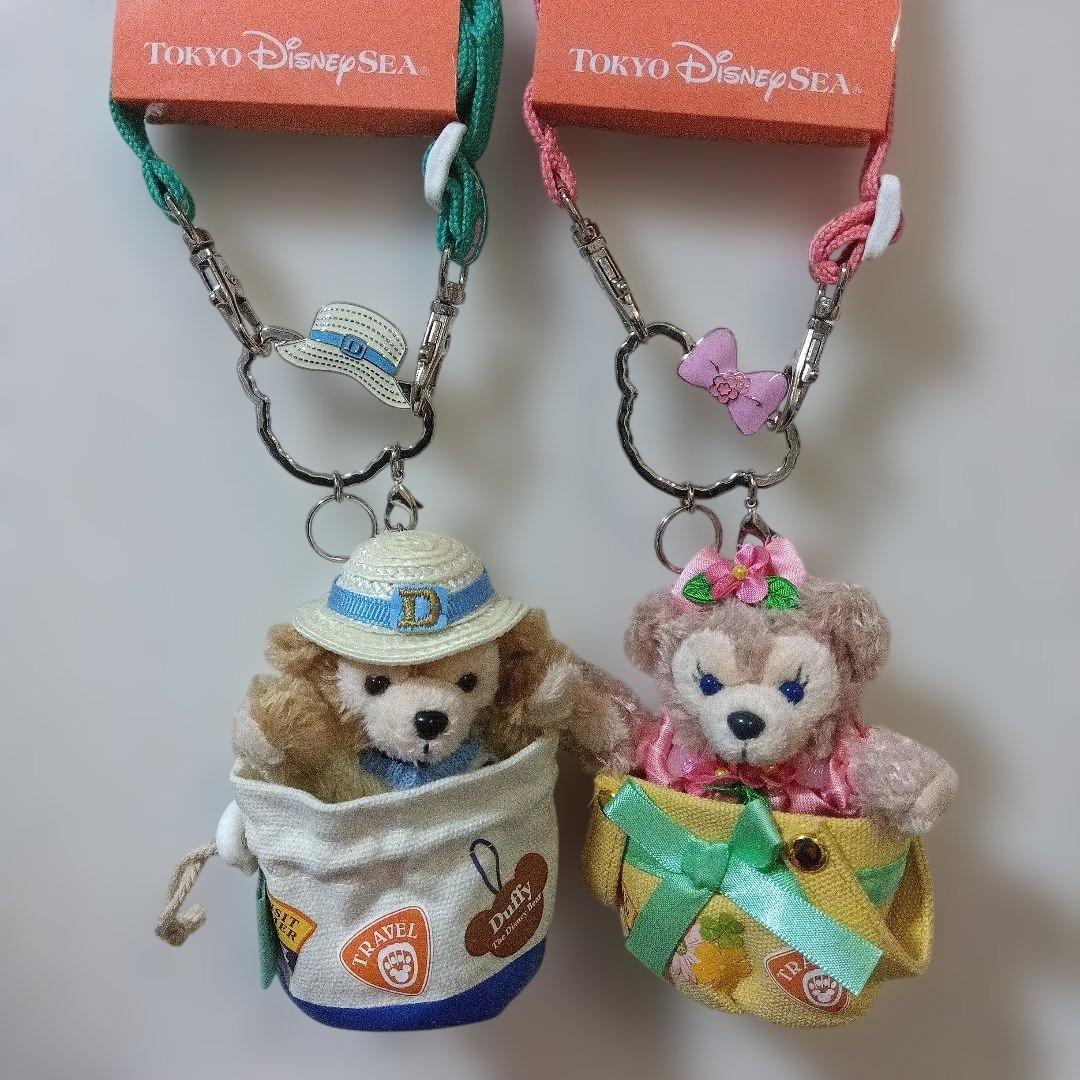 東京ディズニーシー☆ダッフィー＆シェリーメイ☆ネックストラップ