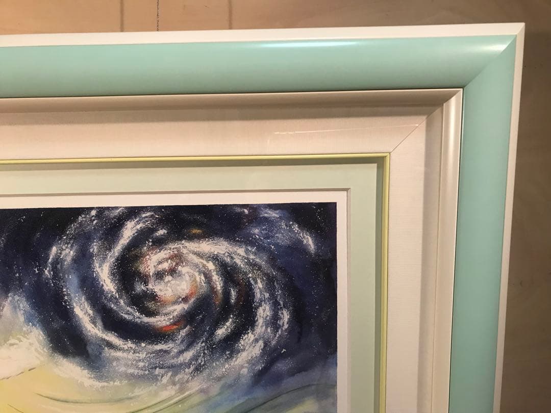 松本零士「メーテルレジェンド」ミクスドメディア　直筆サイン有り・作品保証書無し