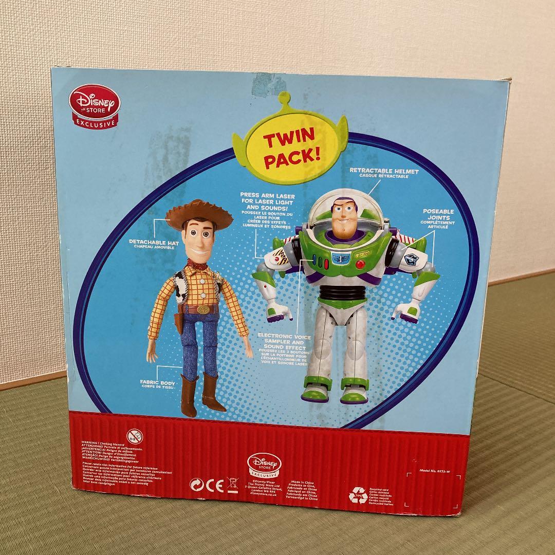 ☆トイストーリー ウッディ&バズライトイヤー ツインパック 英語
