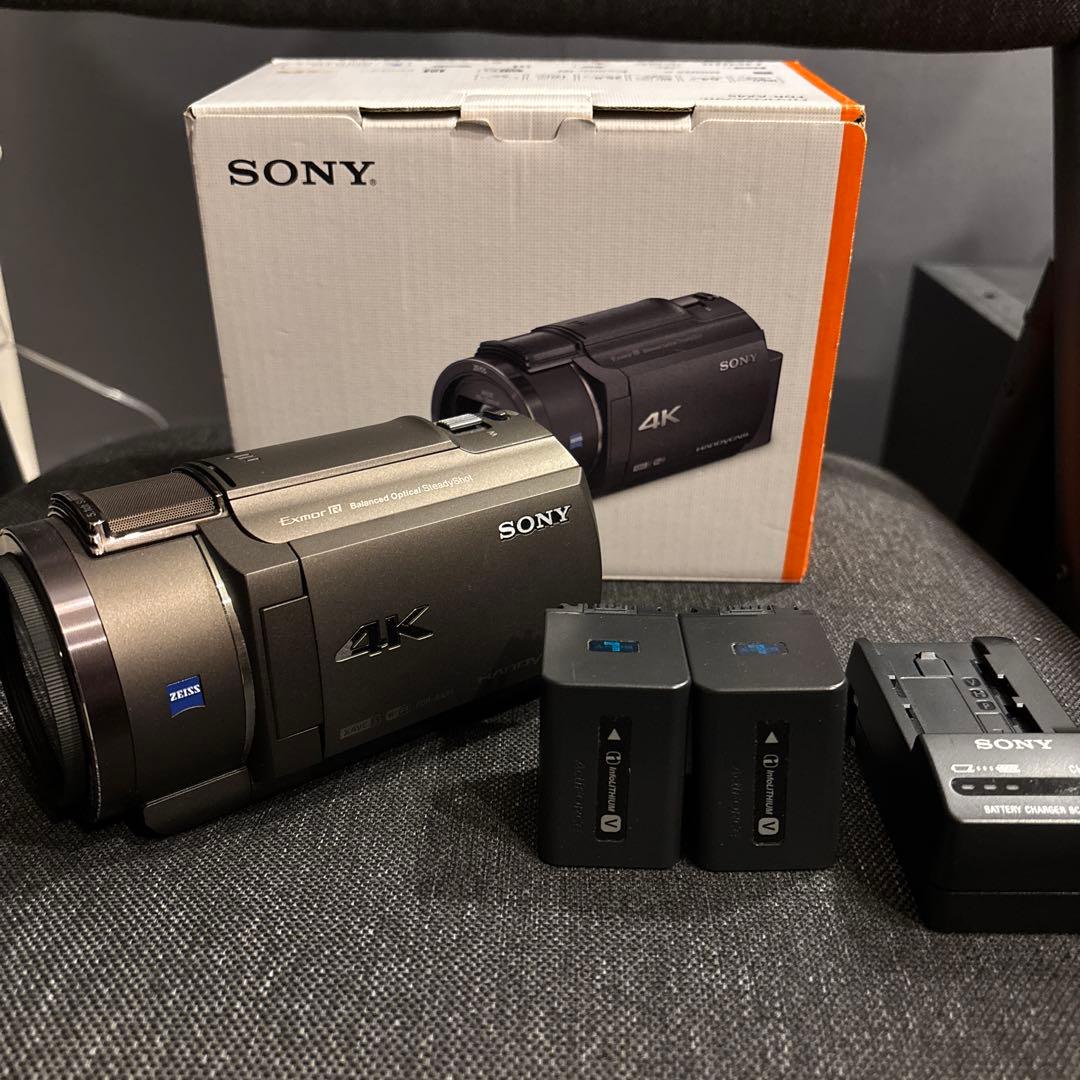SONY 4Kビデオカメラ　HANDYCAM FDR-AX45 Sony 4K Camcorder Handycam FDR-AX45 Black 64GB internal memory 20x
