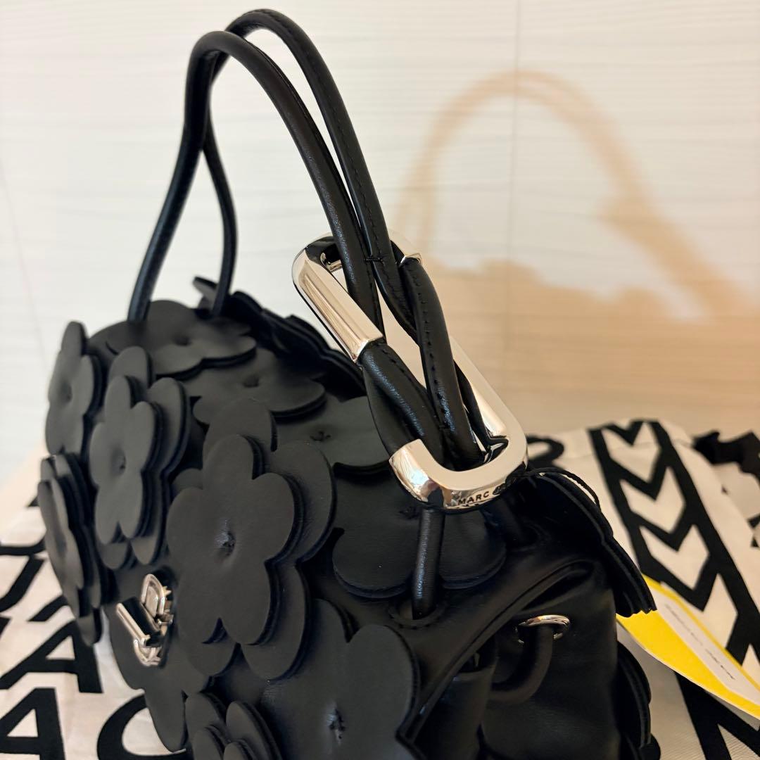 マークジェイコブス 新品 ザレザー ミニ デュアル バッグ デイジー