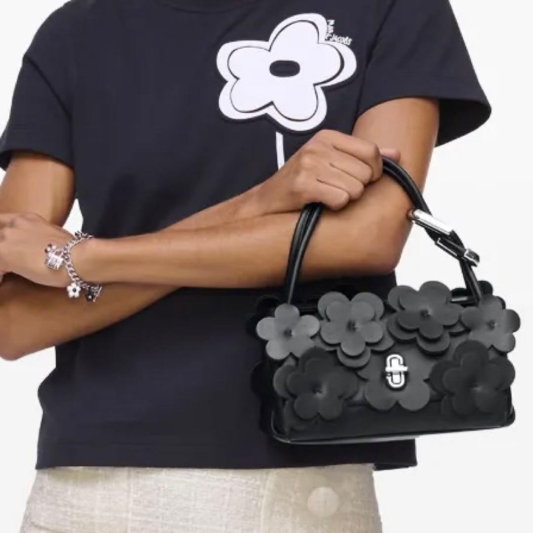 マークジェイコブス 新品 ザレザー ミニ デュアル バッグ デイジー