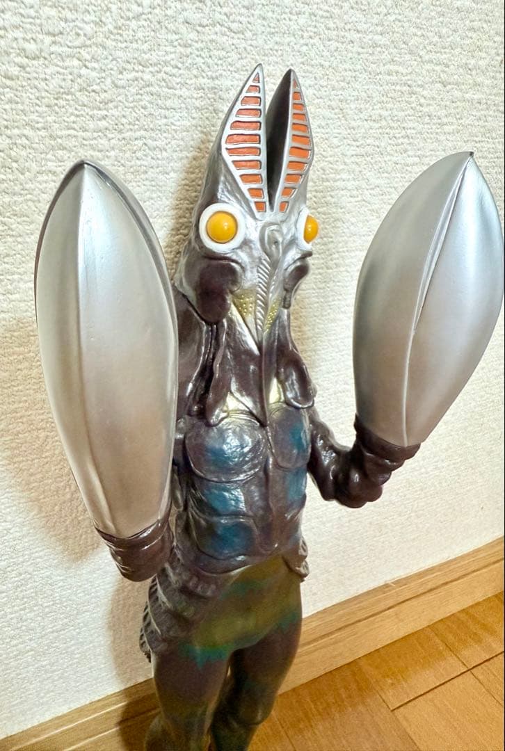 バルタン星人 ジャンボソフビ 63cm 特大 谷プロ 1990 バルタン星人