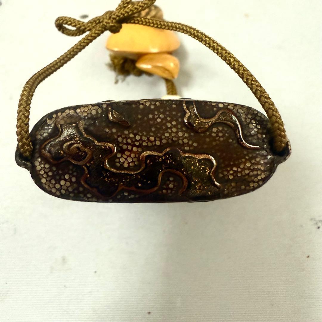 時代物 雲龍高蒔絵印籠 根付 かえる - メルカリ