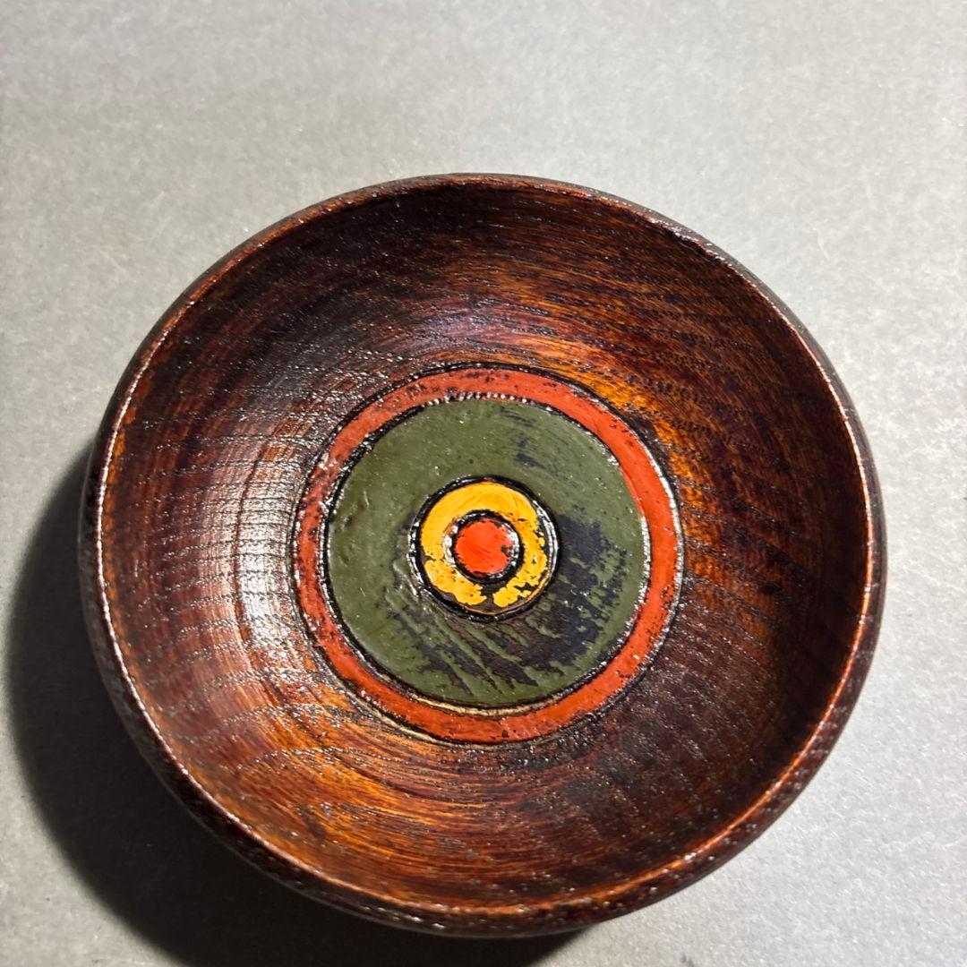 村瀬治兵衛　独楽　銘々皿　５客