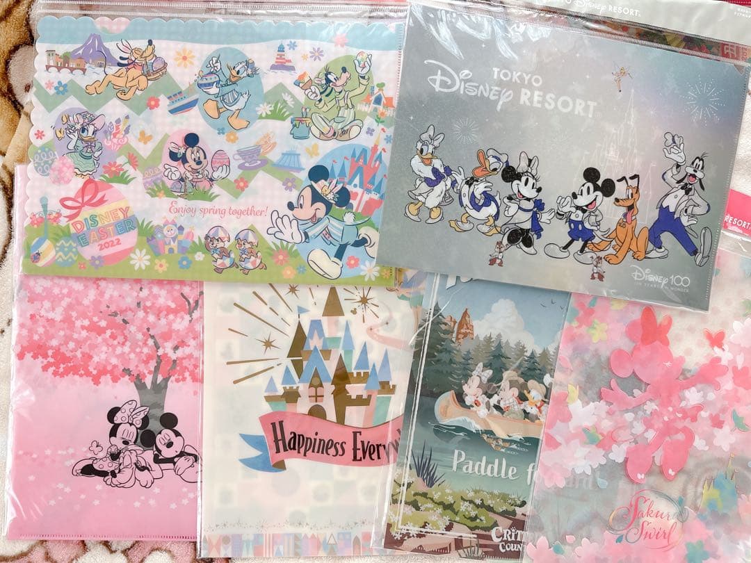 クリアファイルまとめ売り ディズニーリゾート✴︎大幅お値下げ クリア