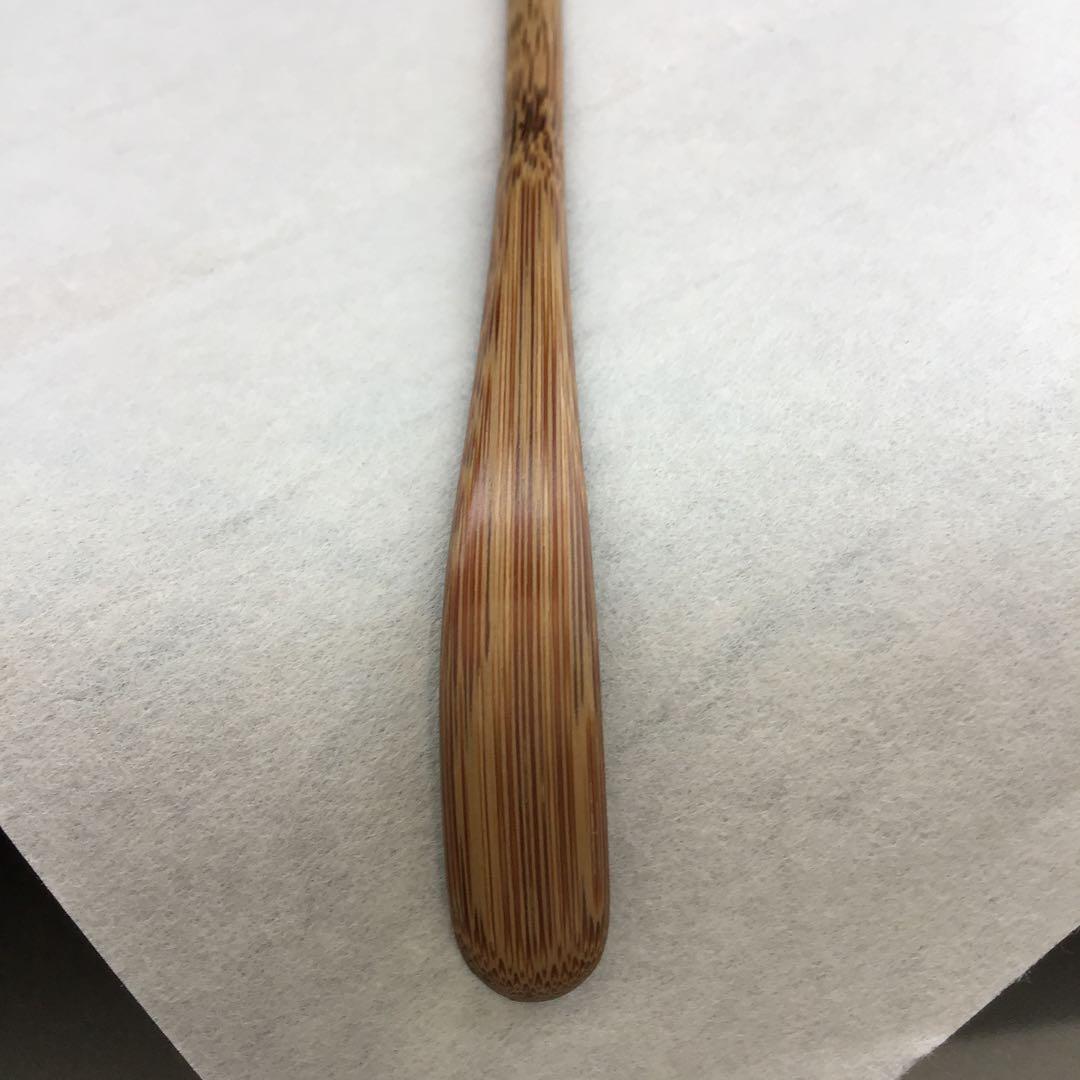 茶道具￼宝暦年代古竹茶杓 銘:花衣 宗春作 妙喜士延