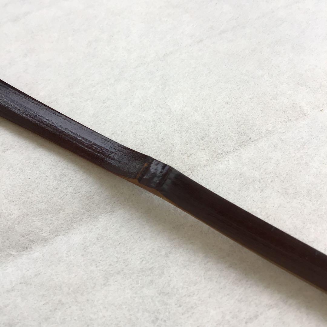 茶道具￼宝暦年代古竹茶杓 銘:花衣 宗春作 妙喜士延