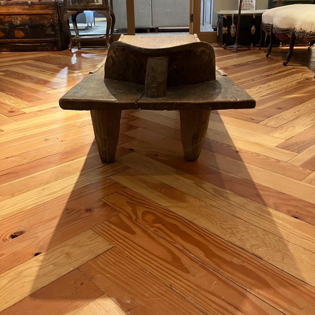 アフリカンローテーブル 幅広 木製 2m