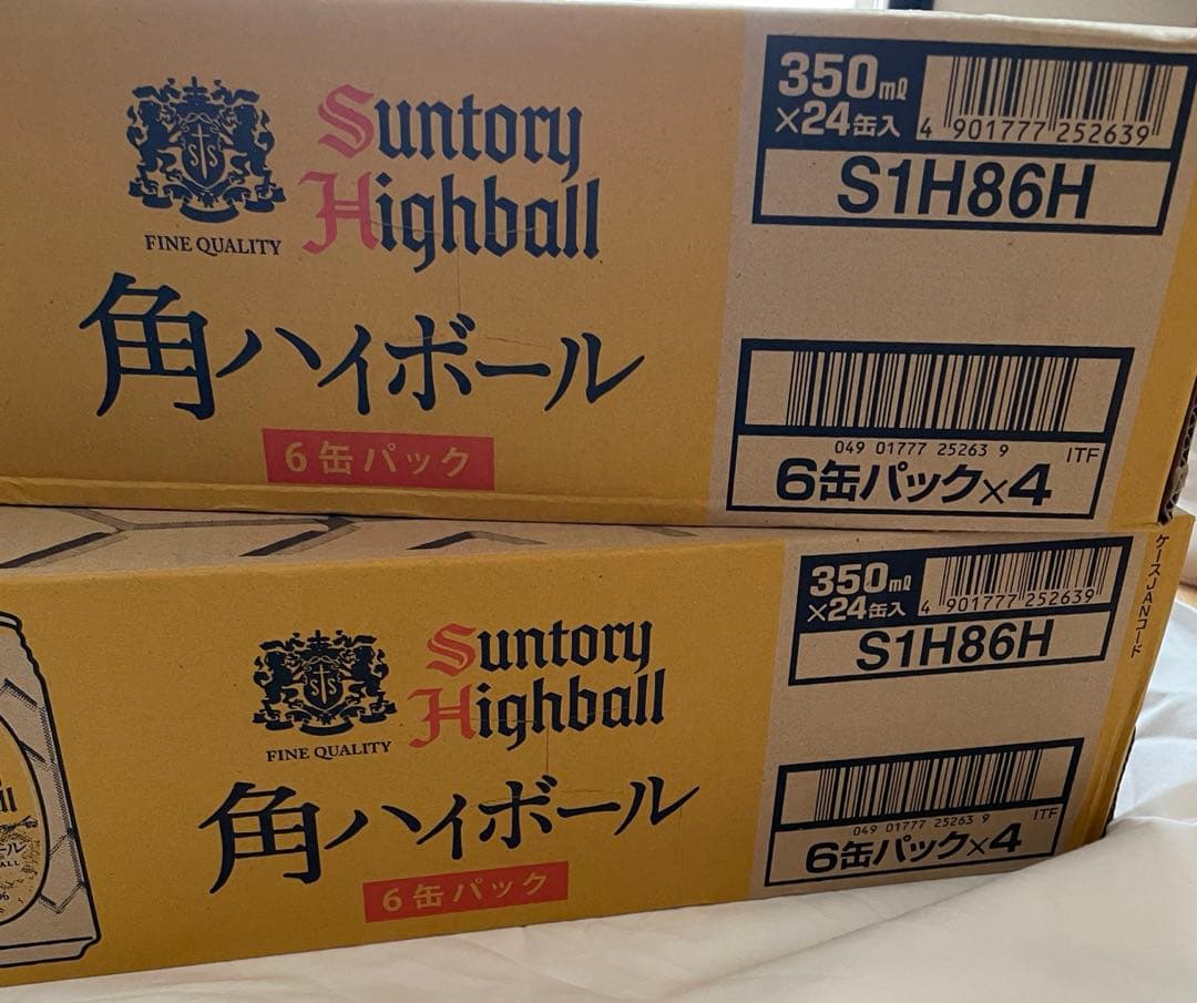 サントリー 角 ハイボール 350mlx48 本 (24本✖️2箱)