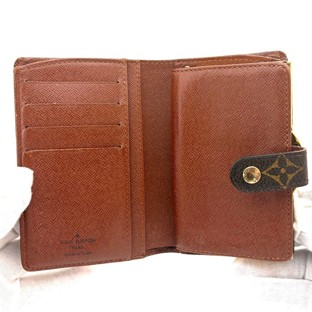 ルイヴィトン モノグラム ポルトフォイユ ヴィエノワ がま口 財布 美品