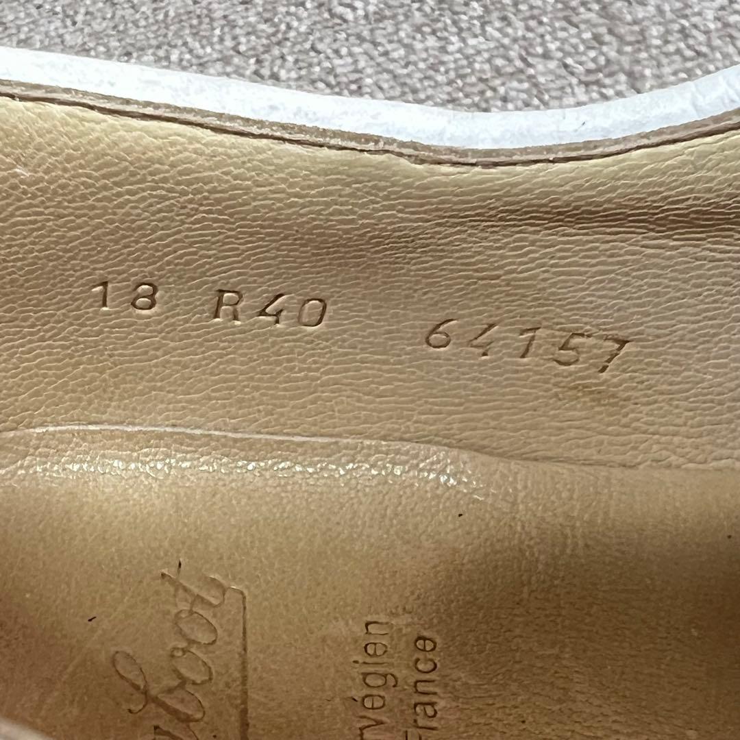 美品✨パラブーツ Paraboot ミカエル ホワイト シボ革 40