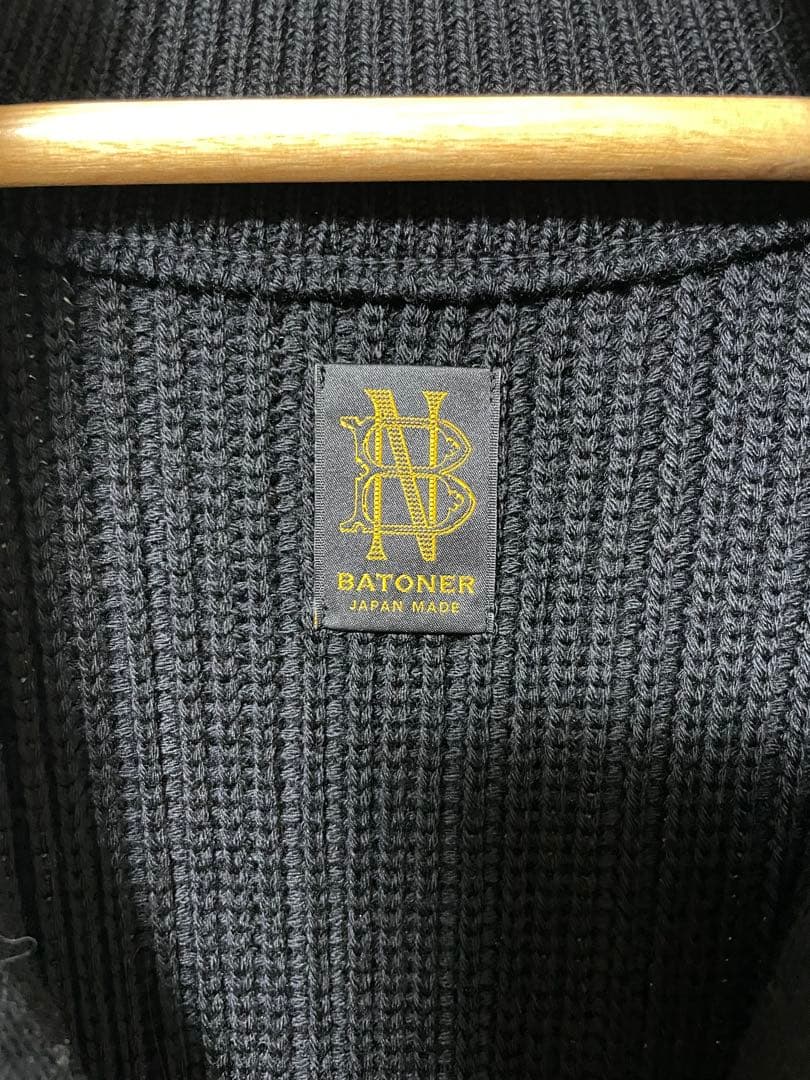 BATONER/バトナーSTUDIOUS別注 DS KNIT VEST