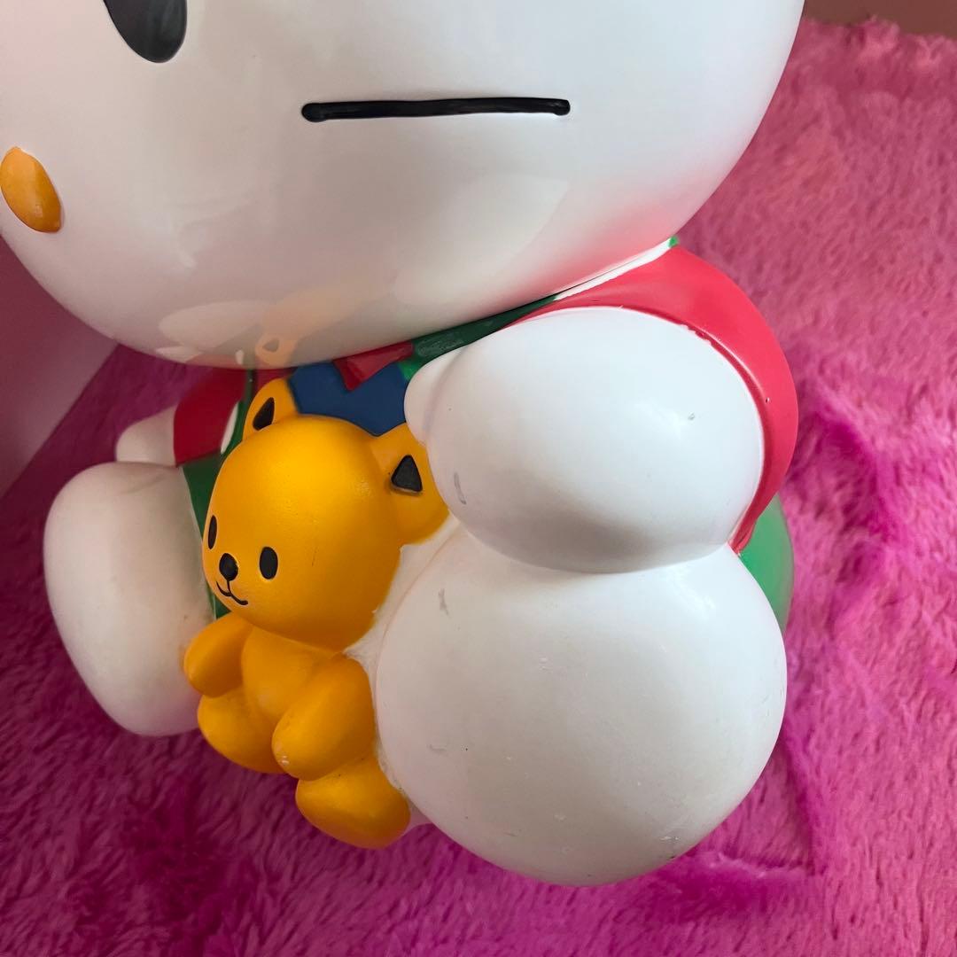 【平成レトロ】ハローキティ 特大フィギュア貯金箱 訳あり 当時物 激レア