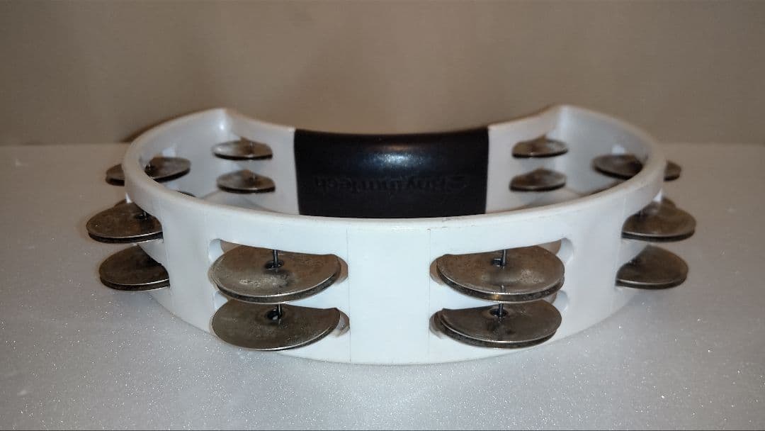 タンバリン(希少なBLACKジングルMEINL)リズムテックRHYTHMTECH - メルカリ