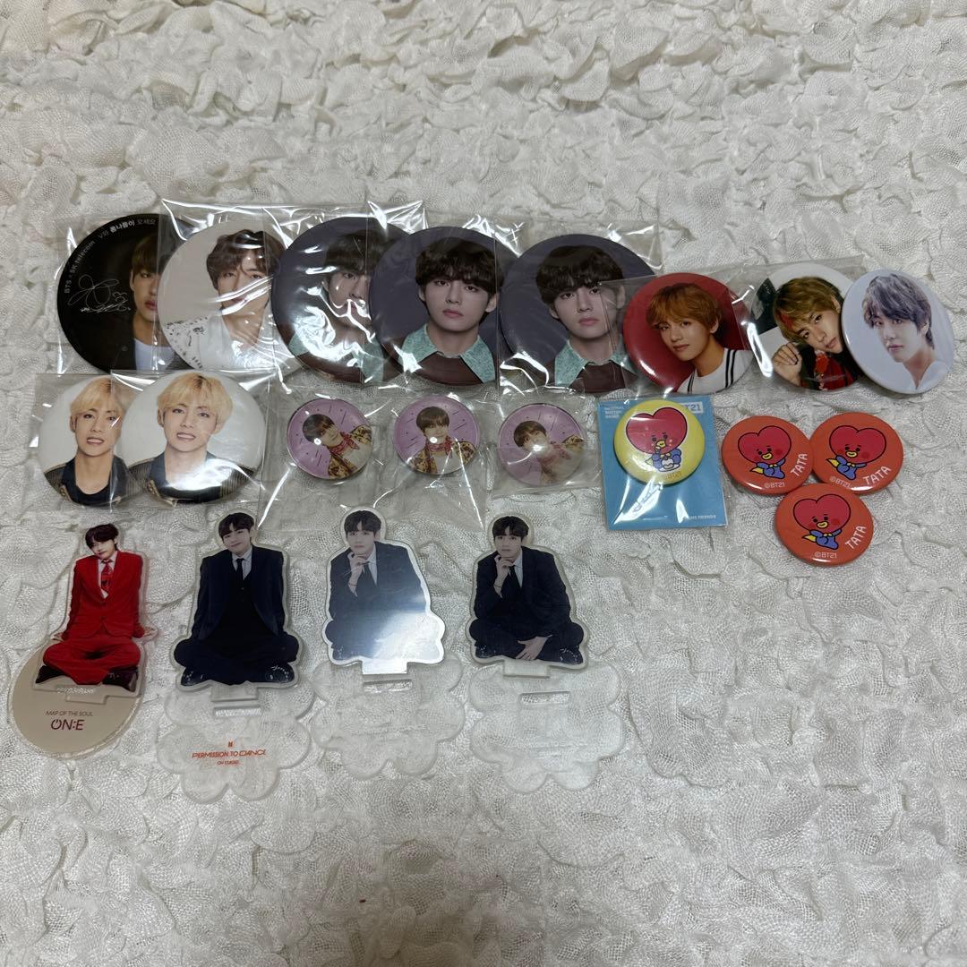 BTS テヒョン V 公式 缶バッジセット BTS SYSfinal テヒョン 缶バッチ