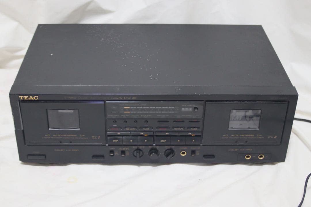 Teac ダブルオートリバース カセットデッキ W-580R - メルカリ
