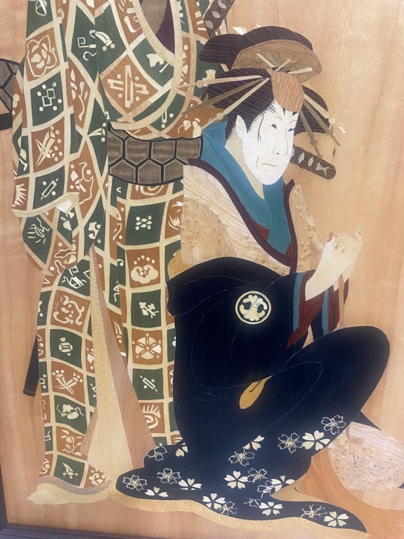 寄木絵画 東洲斎写楽 マーケタリー ウォールアート